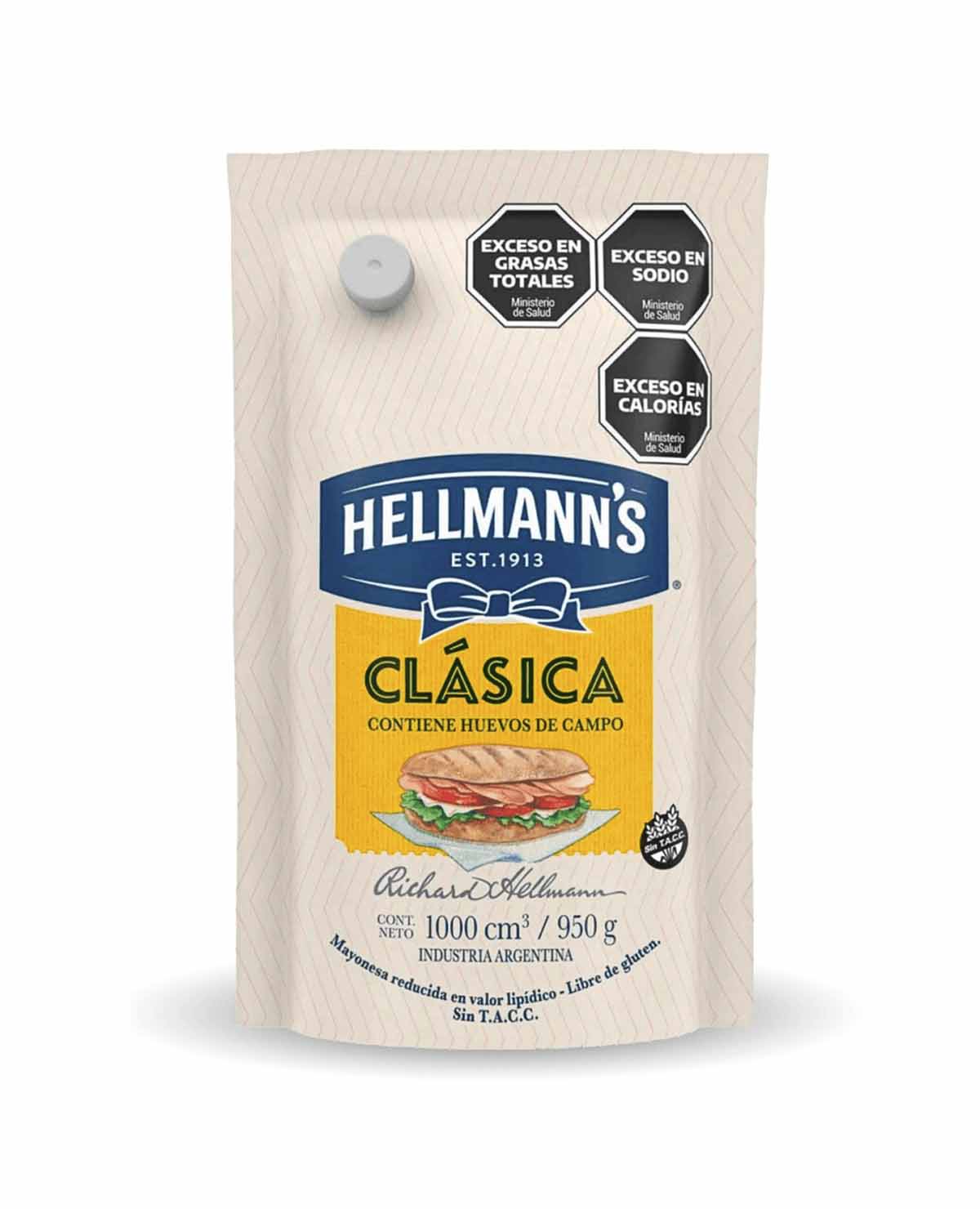 Mayonesa Hellmann's Clasica x 950 Gr